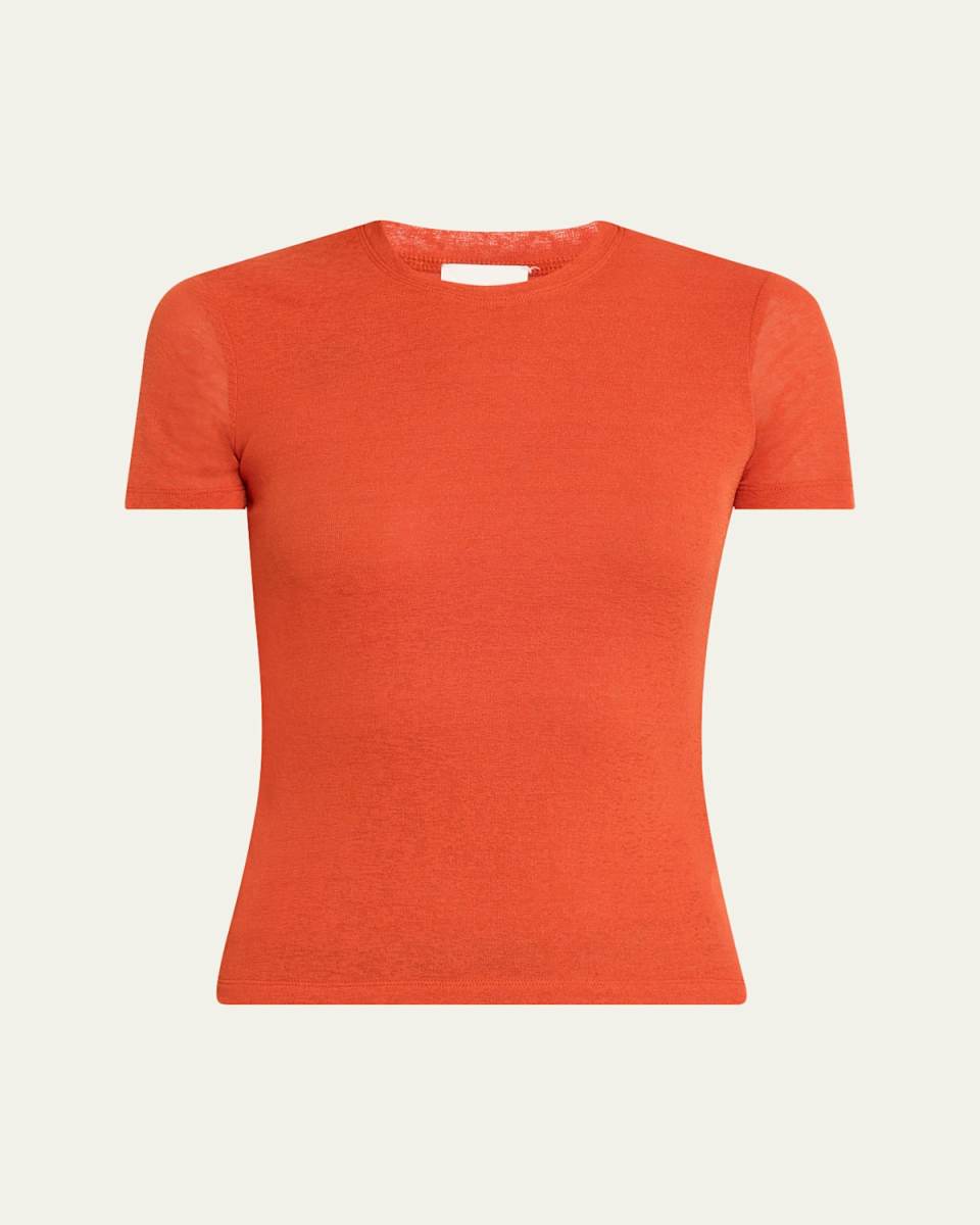Liema Crewneck Tie-Back Shirt